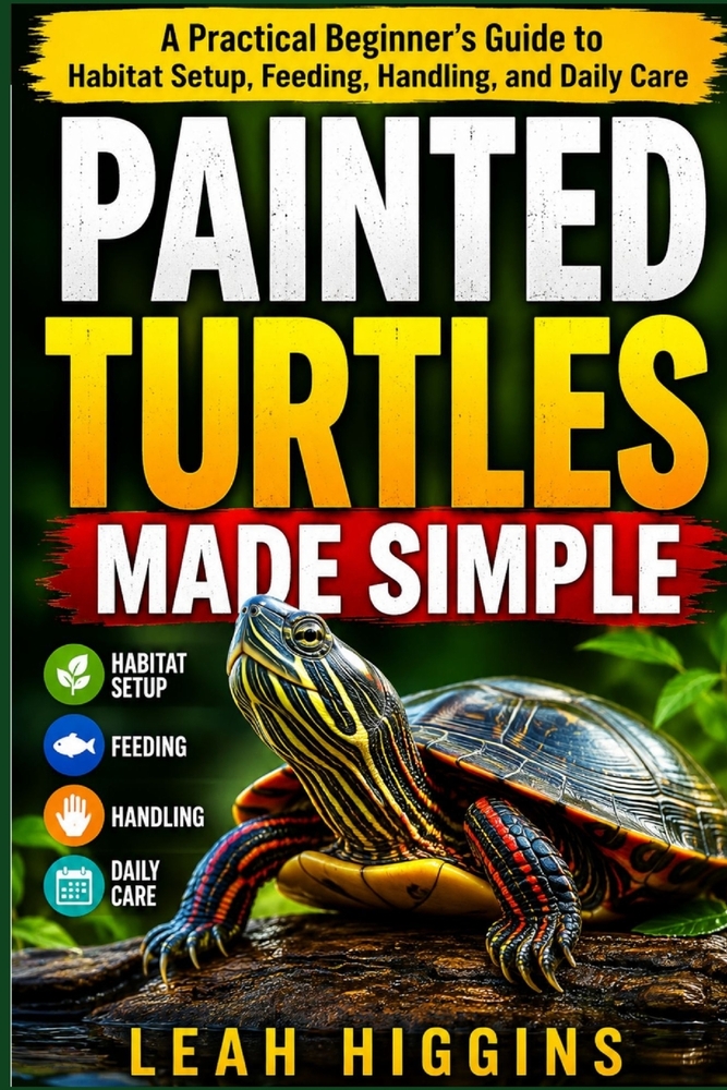 Painted Turtles Made Simple: A Practical Beginner's Guide To Habitat Setup, Feeding, Handling, And Daily Care cover