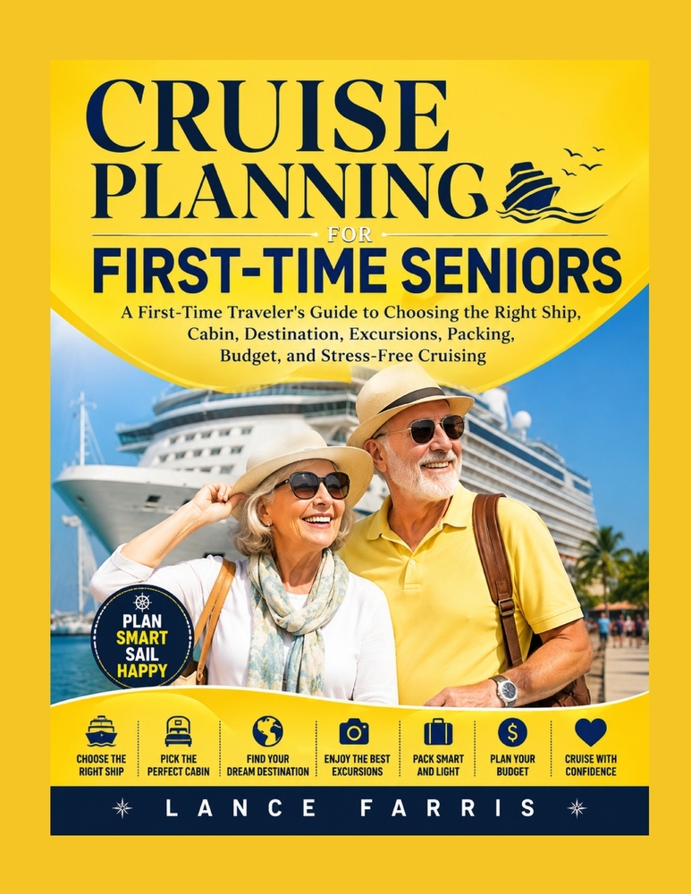 Cruise Planning for First-Time Seniors: A First-Time Traveler's Guide to Choosing the Right Ship, Cabin, Destination, Excursions, Packing, Budget, and cover