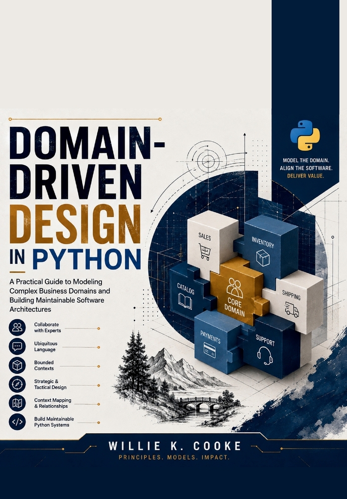 Domain-Driven Design in Python: A Practical Guide to Modeling Complex Business Domains and Building Maintainable Software Architectures cover