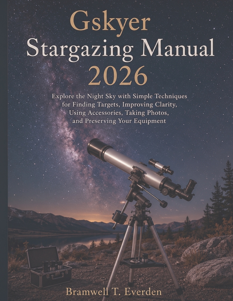 Gskyer Stargazing Manual 2026: Explore the Night Sky with Simple Techniques for Finding Targets, Improving Clarity, Using Accessories, Taking Photos, cover