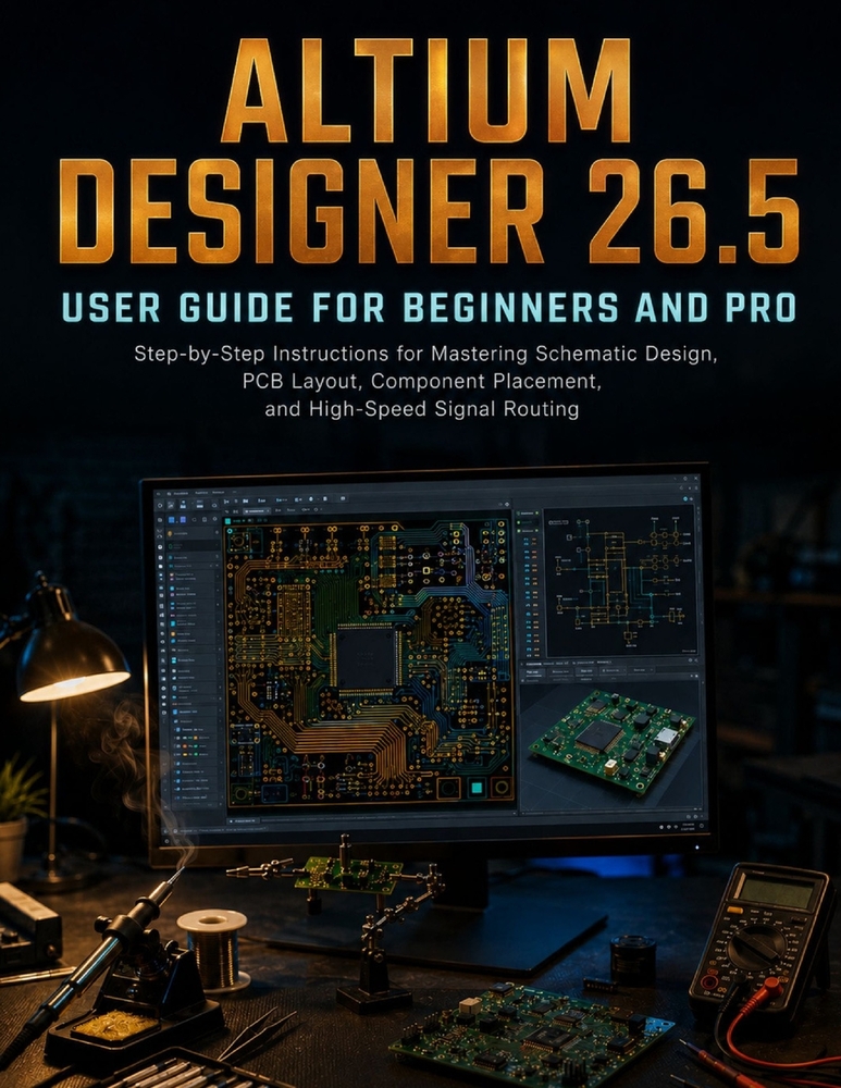 Altium Designer 26.5 User Guide for Beginners and Pro: Step-by-Step Instructions for Mastering Schematic Design, PCB Layout, Component Placement, and cover