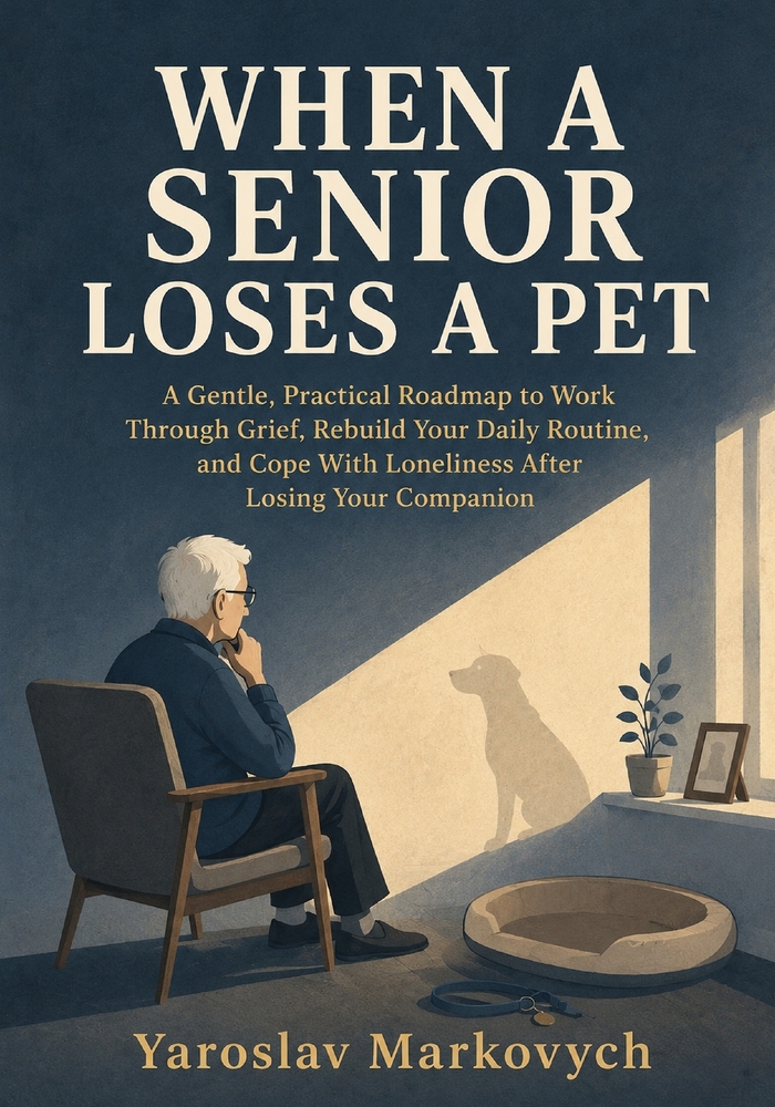 When a Senior Loses a Pet: A Gentle, Practical Roadmap to Work Through Grief, Rebuild Your Daily Routine, and Cope With Loneliness After Losing Your C cover