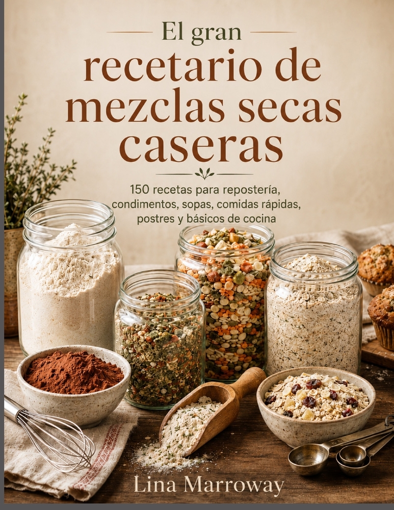 El gran recetario de mezclas secas caseras: 150 recetas para repostería, condimentos, sopas, comidas rápidas, postres y básicos de cocina cover