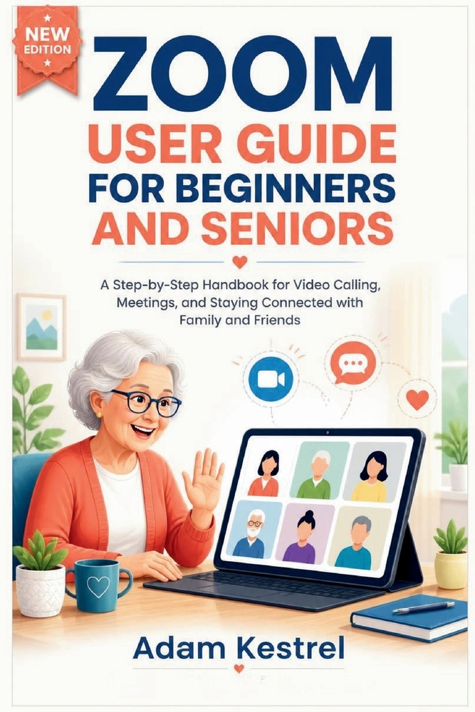 Zoom User Guide for Beginners and Seniors: A Step-by-Step Handbook for Video Calling, Meetings, and Staying Connected with Family and Friends cover