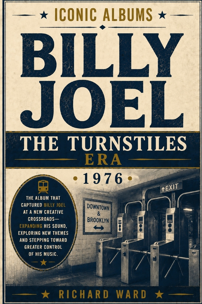 Iconic Albums Billy Joel The Turnstiles Era (1976): The Album that Catches Billy Joel at a New Creative Crossroads - Expanding his sound, Exploring ne cover
