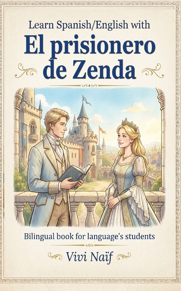 Learn Spanish/English with El Prisionero de Zenda: bilingual book for languages students cover