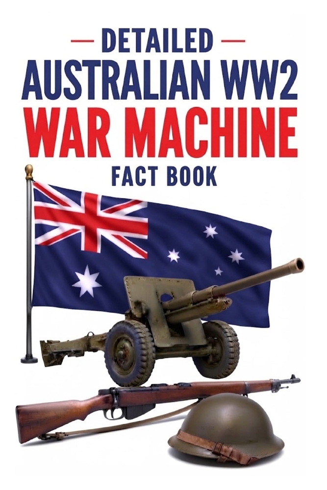 Detailed Australian WW2 War Machine Fact Book cover