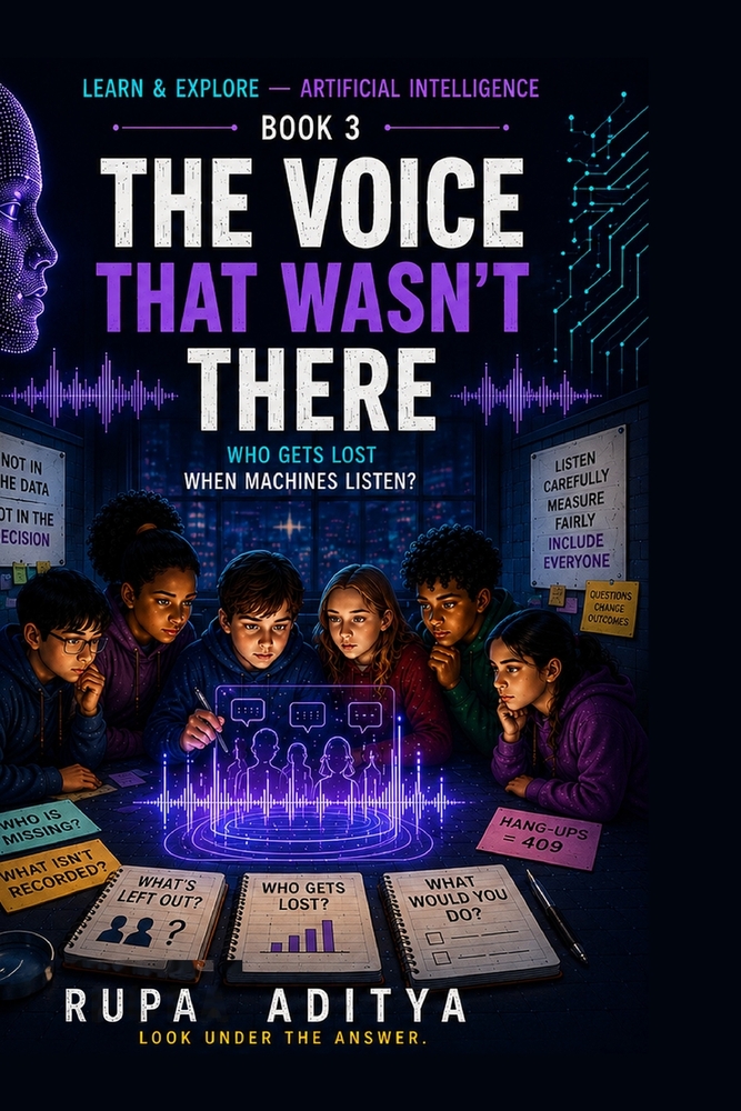 The Voice That Wasn't There: An AI Mystery About Who Machines Cannot Hear cover