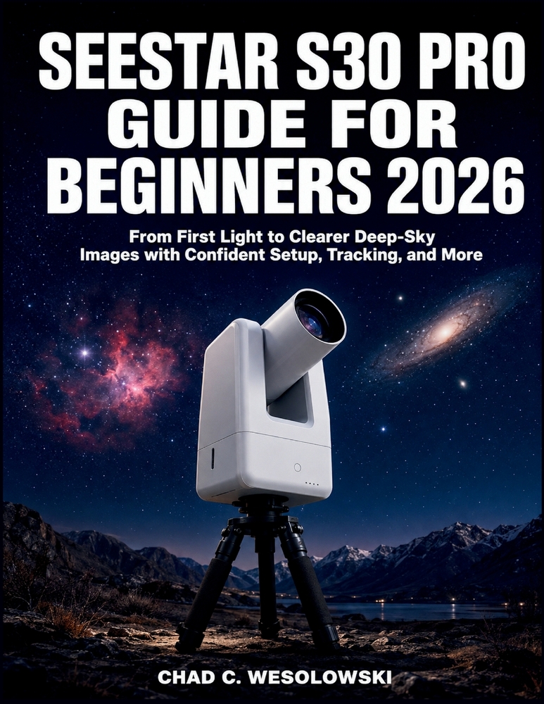 Seestar S30 Pro Guide for Beginners 2026: From First Light to Clearer Deep-Sky Images with Confident Setup, Tracking, and More cover