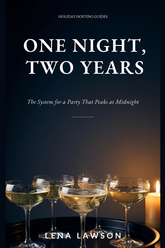 One Night, Two Years: The Host's System for Pacing a New Year's Eve Party So It Peaks at Midnight, Not at Nine cover