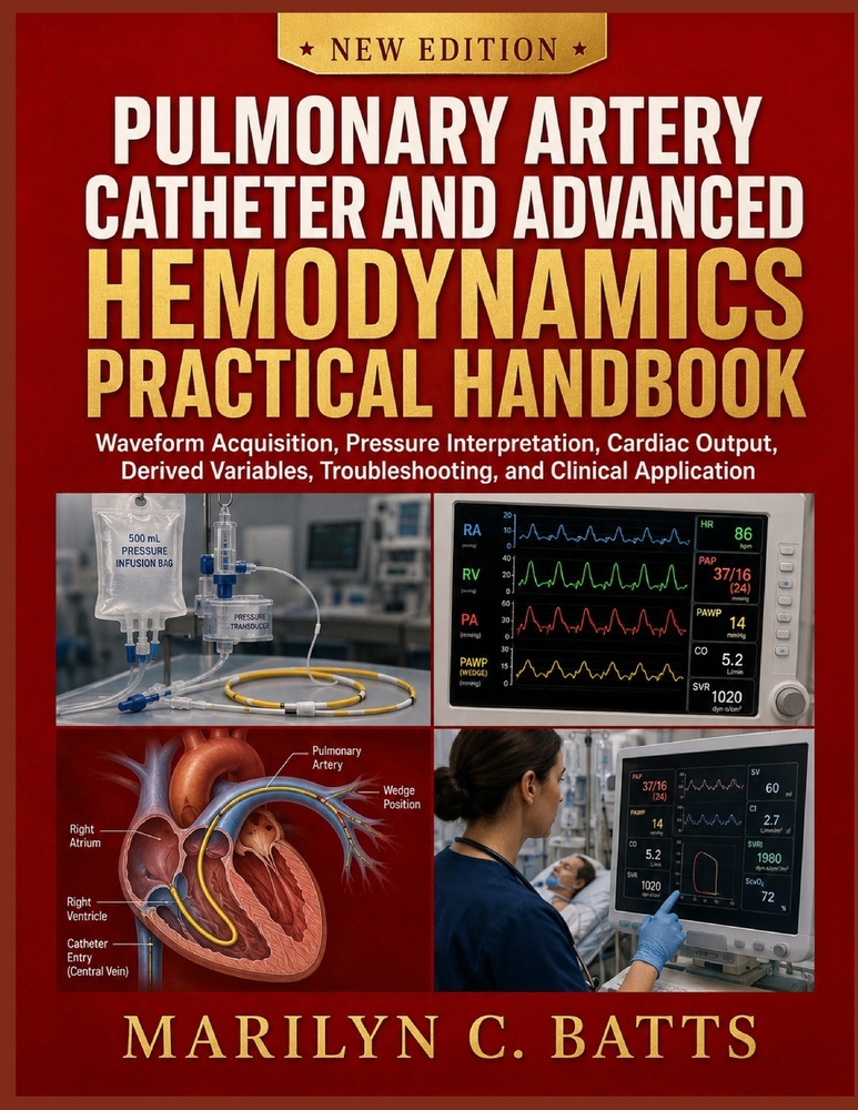 Pulmonary Artery Catheter and Advanced Hemodynamics Practical Handbook: Waveform Acquisition, Pressure Interpretation, Cardiac Output, Derived Variabl cover