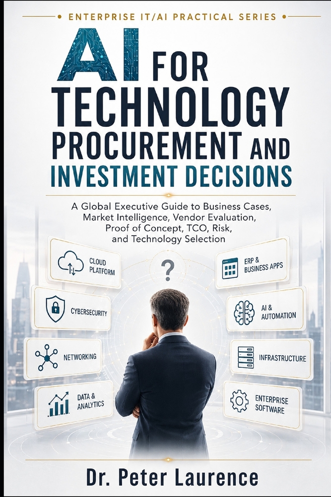 AI for Technology Procurement and Investment Decisions: A Global Executive Guide to Business Cases, Market Intelligence, Vendor Evaluation, Proof of C cover