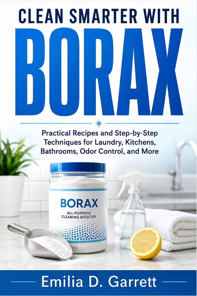 Clean Smarter with Borax: Practical Recipes and Step-by-Step Techniques for Laundry, Kitchens, Bathrooms, Odor Control, and More cover
