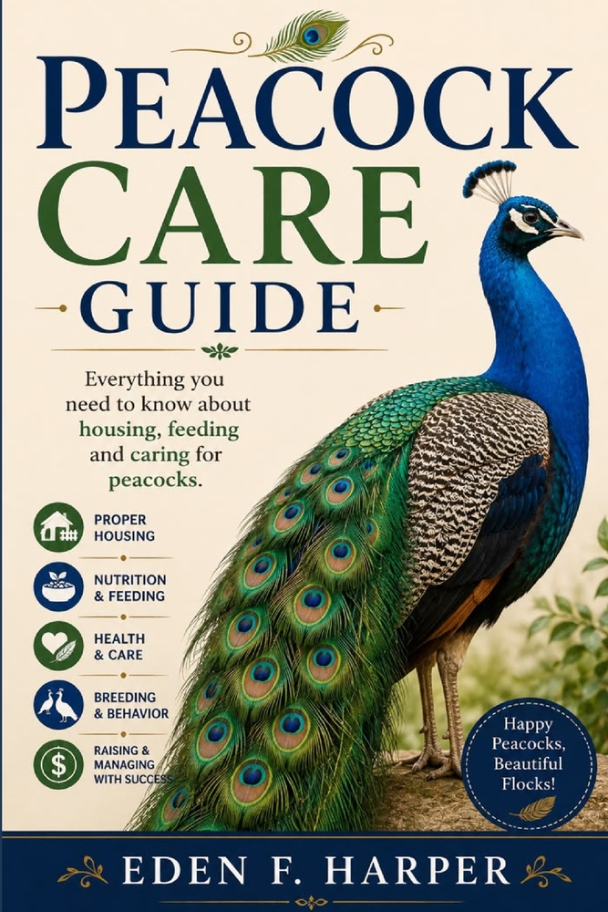 Peacock Care Guide: Everything You Need to Know about Housing, Feeding and Caring for Peacocks cover