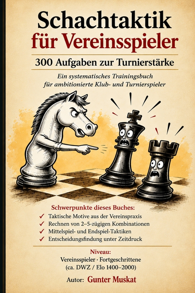 Schachtaktik für Vereinsspieler: 300 Aufgaben zur Turnierstärke cover