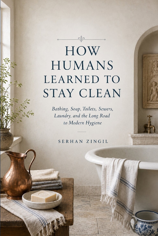 How Humans Learned to Stay Clean: Bathing, Soap, Toilets, Sewers, Laundry, and the Long Road to Modern Hygiene cover