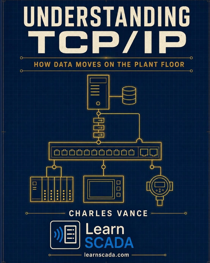 Understanding TCP/IP: How Data Moves on the Plant Floor: Addressing, Routing, and the Protocols That Run SCADA Networks cover