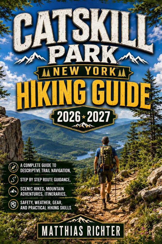 Catskill Park New York Hiking Guide 2026-2027: A Complete Guide to Descriptive Trail Navigation, Step by Step Route Guidance, Scenic Hikes, Mountain A cover