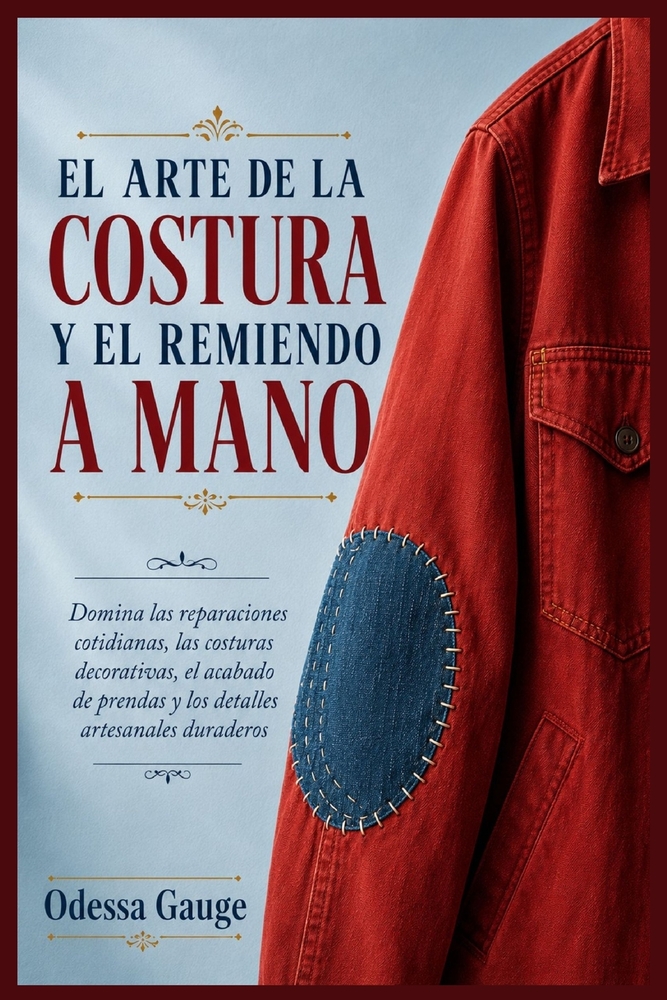 El arte de la costura y el remiendo a mano: Domina las reparaciones cotidianas, las costuras decorativas, el acabado de prendas y los detalles artesan cover