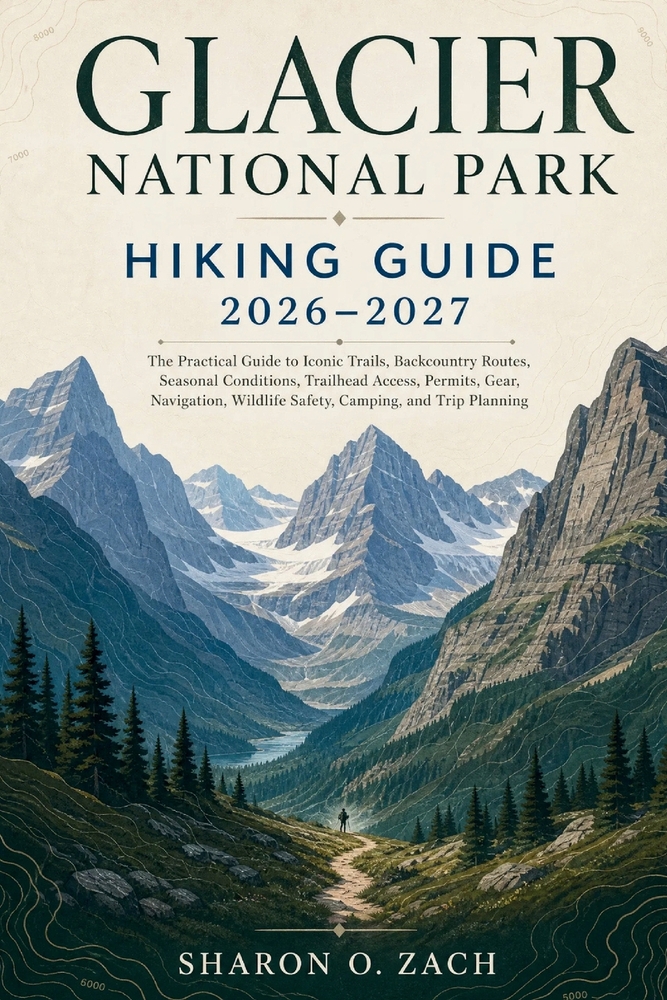 Glacier National Park Hiking Guide 2026-2027: The Practical Guide to Iconic Trails, Backcountry Routes, Seasonal Conditions, Trailhead Access, Permits cover