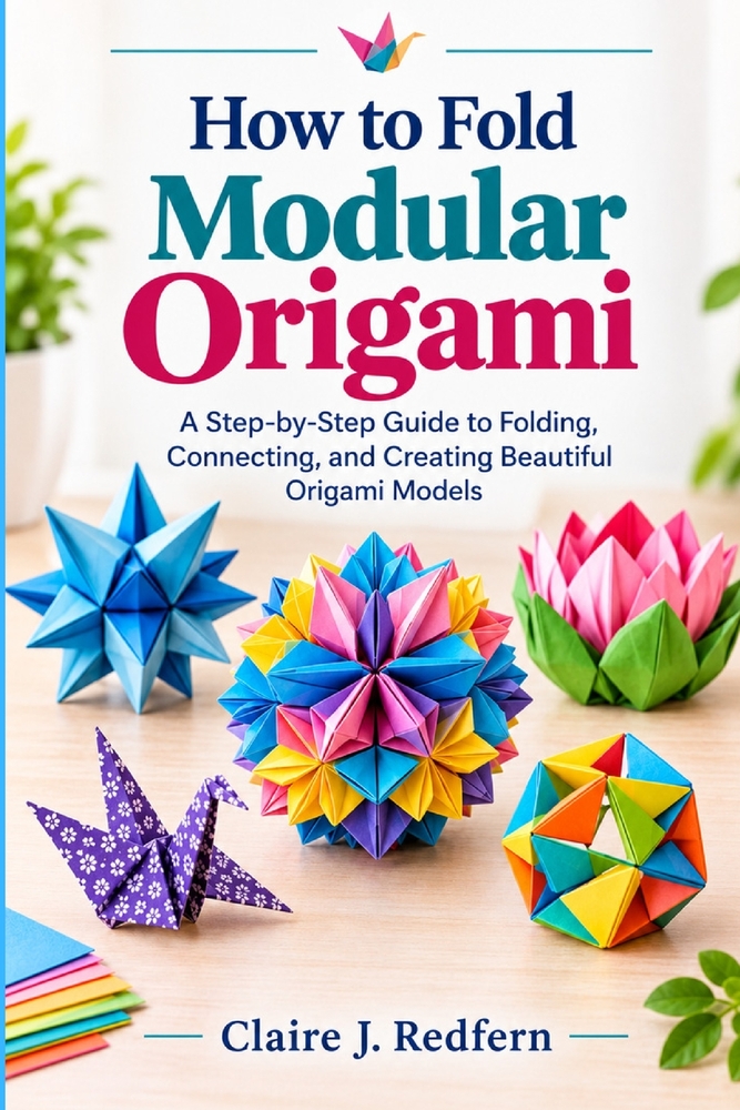 How to Fold Modular Origami: A Step-by-Step Guide to Folding, Connecting, and Creating Beautiful Origami Models cover