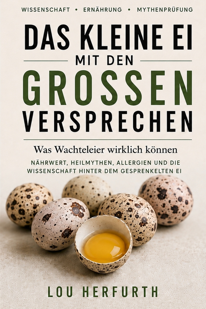 Das kleine Ei mit den großen Versprechen: Was Wachteleier wirklich können - Nährwert, Heilmythen, Allergien und die Wissenschaft hinter dem gesprenkel cover