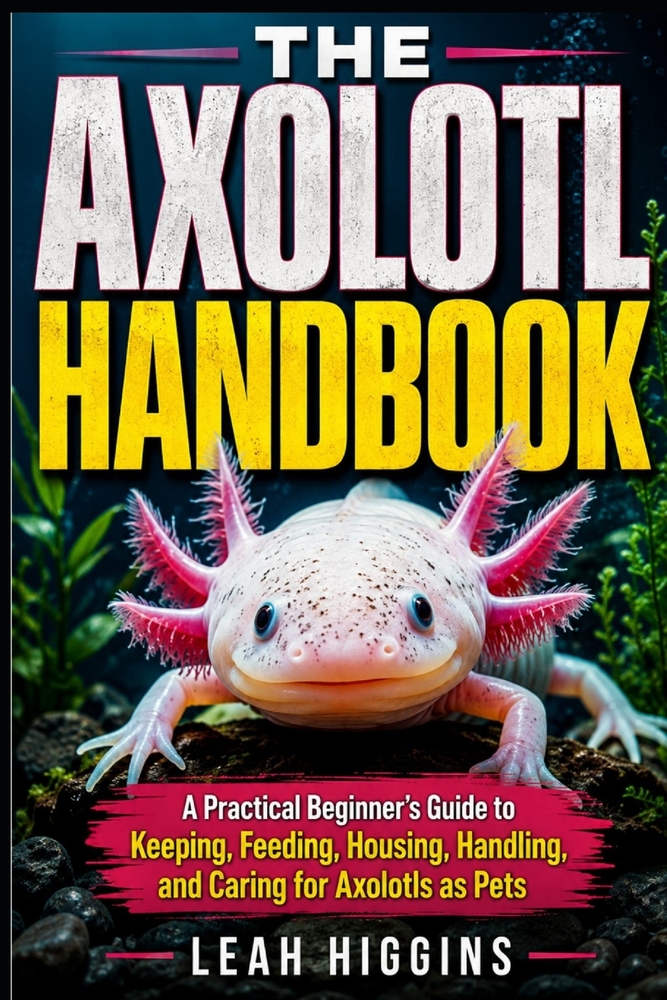 The Axolotl Handbook: A Practical Beginner's Guide to Keeping, Feeding, Housing, Handling, and Caring for Axolotls as Pets cover
