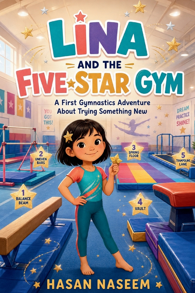 Lina and the Five-Star Gym: A First Gymnastics Adventure About Trying Something New cover