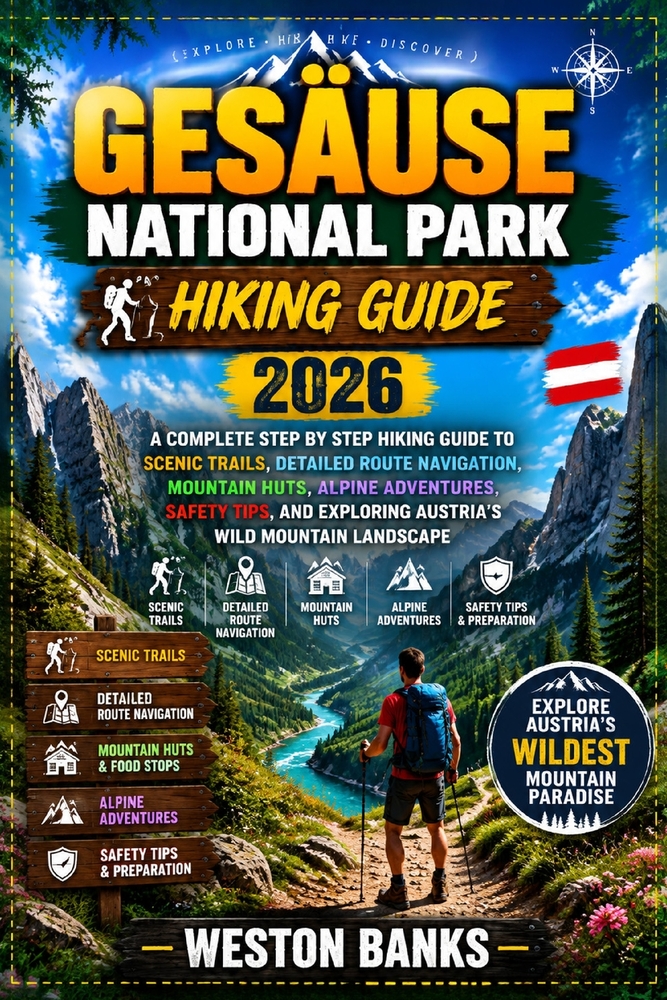 Gesäuse National Park HIKING GUIDE 2026: A Complete Step by Step Hiking Guide to Scenic Trails, Detailed Route Navigation, Mountain Huts, Alpine Adven cover