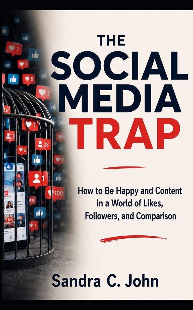 The Social Media Trap: How to Be Happy and Content in a World of Likes, Followers, and Comparison cover