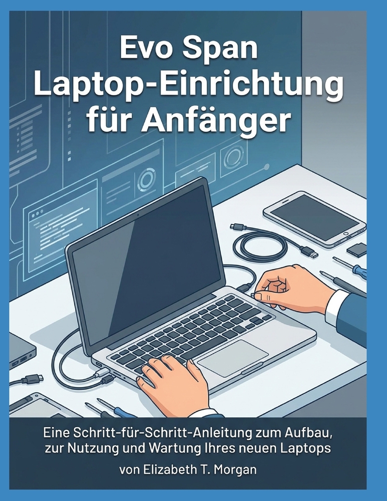 Evo Span Laptop-Einrichtung für Anfänger: Eine Schritt-für-Schritt-Anleitung zum Zusammenbau, zur Nutzung und Wartung Ihres neuen Laptops cover