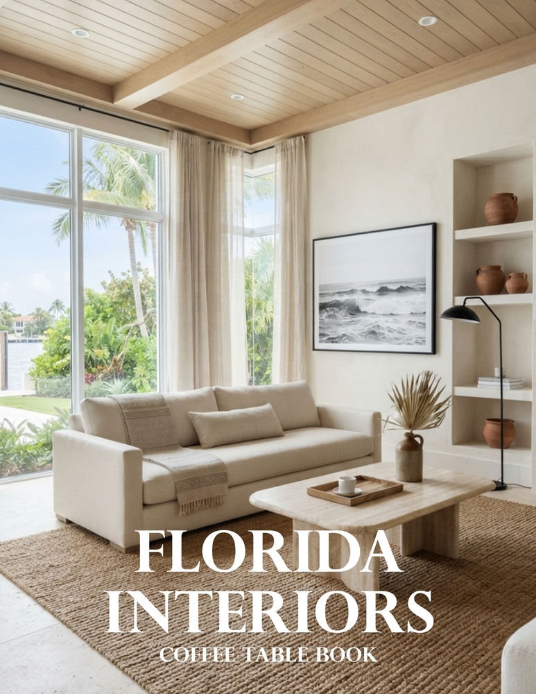 Florida Interiors Coffee Table Book: A Stunning Collection of Coastal Homes, Tropical Retreats, Luxury Residences, and Sunshine State Design cover