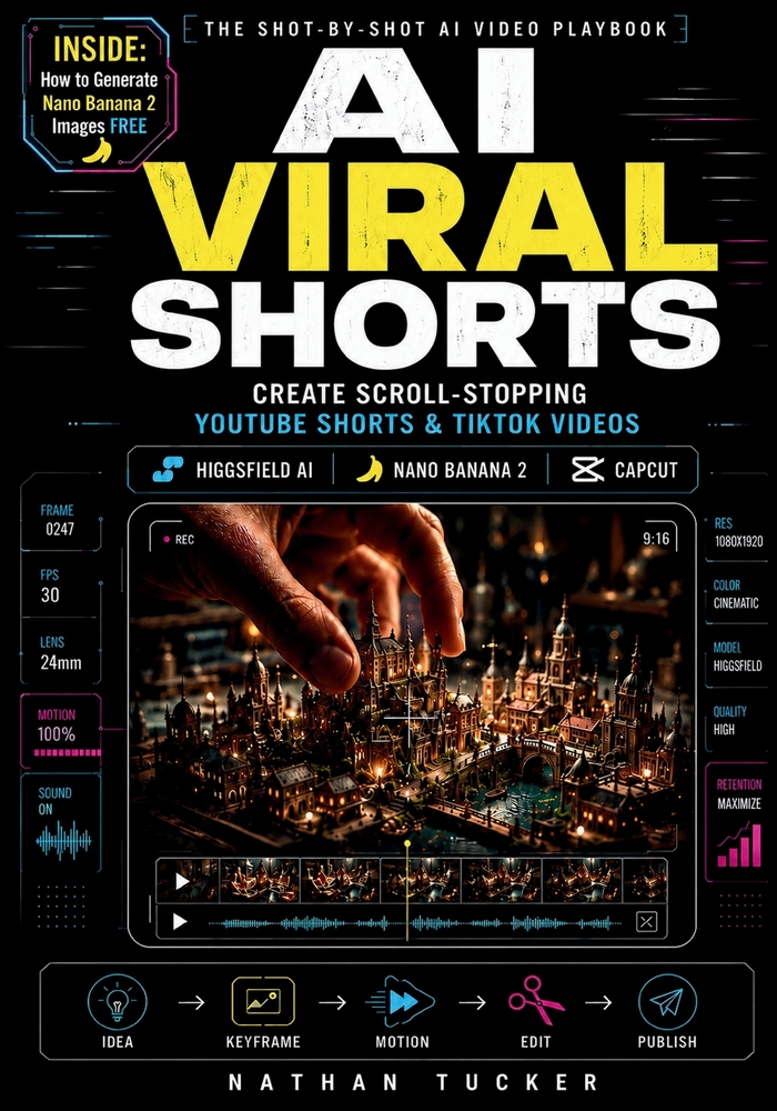 AI Viral Shorts: How to Create Scroll-Stopping YouTube Shorts & TikTok Videos with Higgsfield AI, Nano Banana 2 & CapCut cover