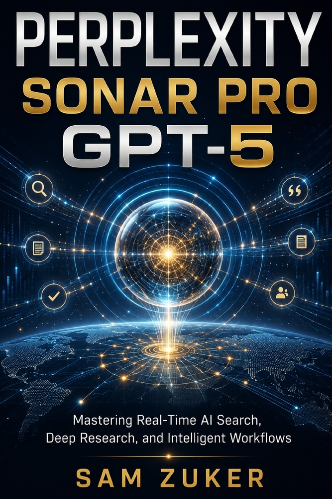 Perplexity Sonar Pro Gpt-5: Mastering Real-Time AI Search, Deep Research, and Intelligent Workflows cover