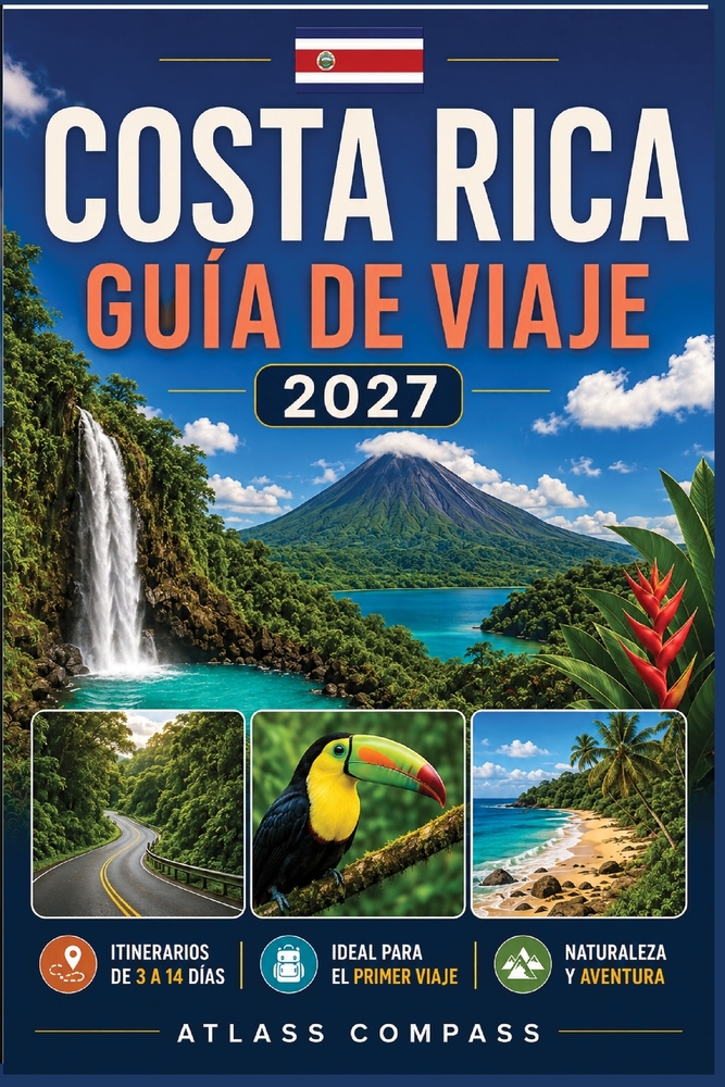 Guía de Viaje Costa Rica 2027: Para tu primer viaje a Costa Rica: itinerarios flexibles de 3 días a 2 semanas entre naturaleza y aventura cover