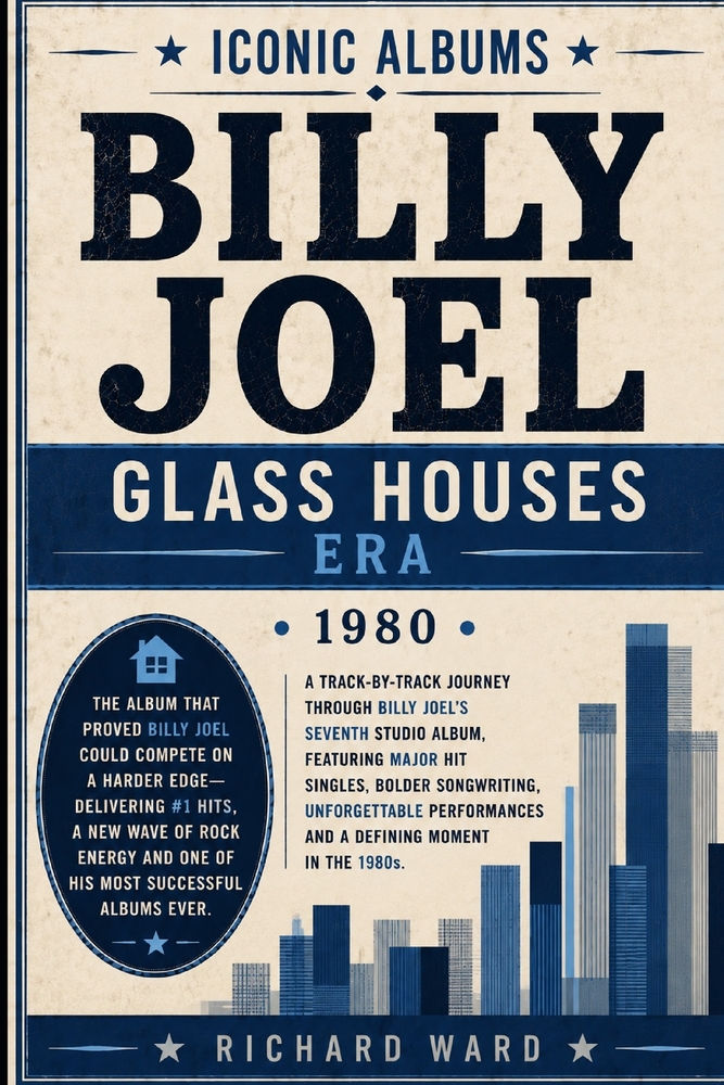 Iconic Albums Billy Joel The Glass Houses Era (1980): A Track-by-Track Journey Through Billy Joel's Seventh Studio Album. Featuring Major Hit Singles, cover