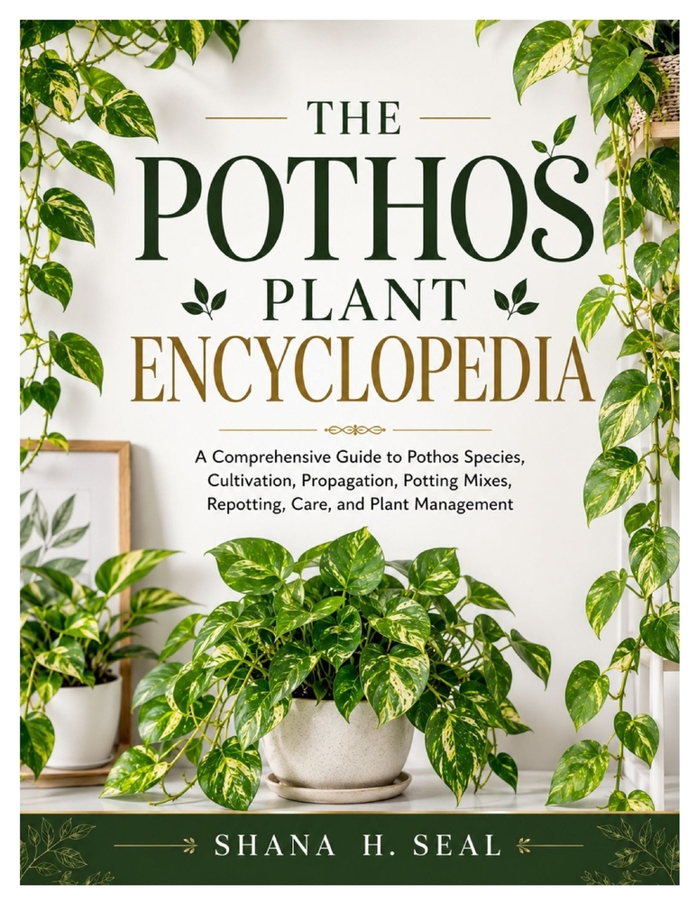 The Pothos Plant Encyclopedia: A Comprehensive Guide to Pothos Species, Cultivation, Propagation, Potting Mixes, Repotting, Care, and Plant Management cover