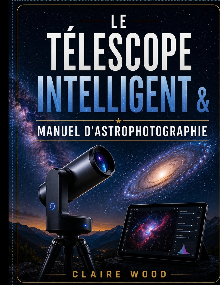 Le Télescope Intelligent & Manuel d'Astrophotographie: Guide Complet d'Installation Et d'Imagerie Pour Zwo Seestar S50, Dwarf 3, Unistellar Et Celestr cover