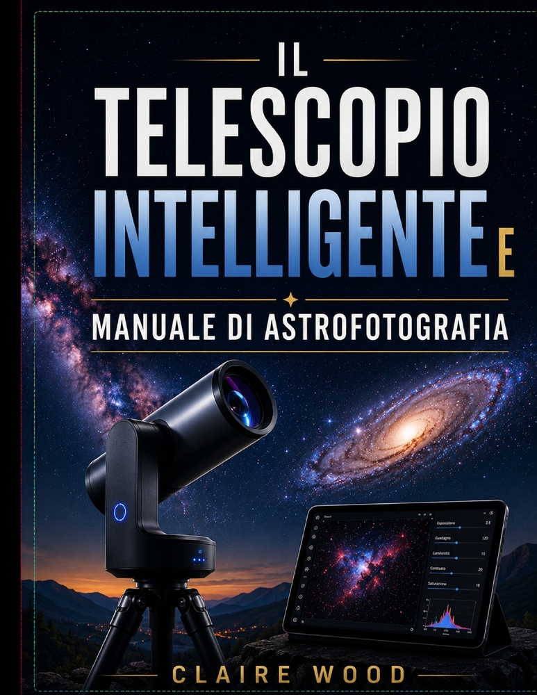 Il Telescopio Intelligente E Manuale Di Astrofotografia: Guida Completa Alla Configurazione E All'immagine Per Zwo Seestar S50, Dwarf 3, Unistellar E cover