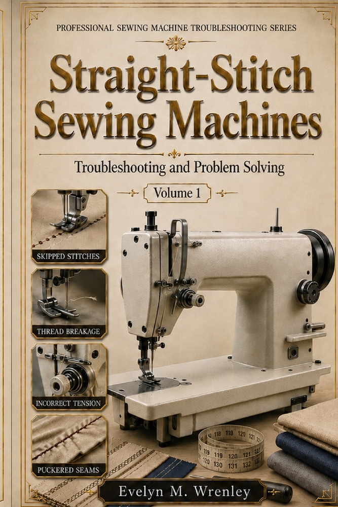 Straight-Stitch Sewing Machines - Volume 1: How to Identify, Test, and Fix Problems on a Straight-Stitch Sewing Machine cover