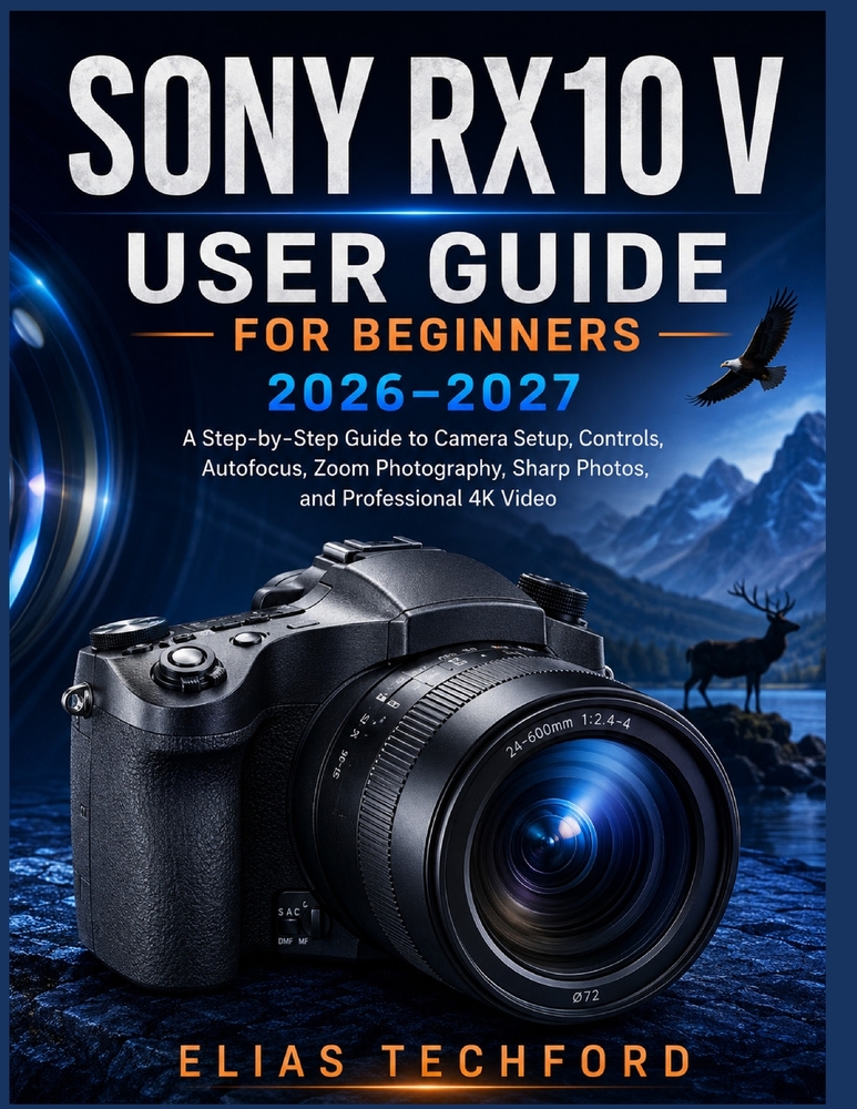 Sony RX10 V User Guide for Beginners 2026-2027: A Step-by-Step Guide to Camera Setup, Controls, Autofocus, Zoom Photography, Sharp Photos, and Profess cover