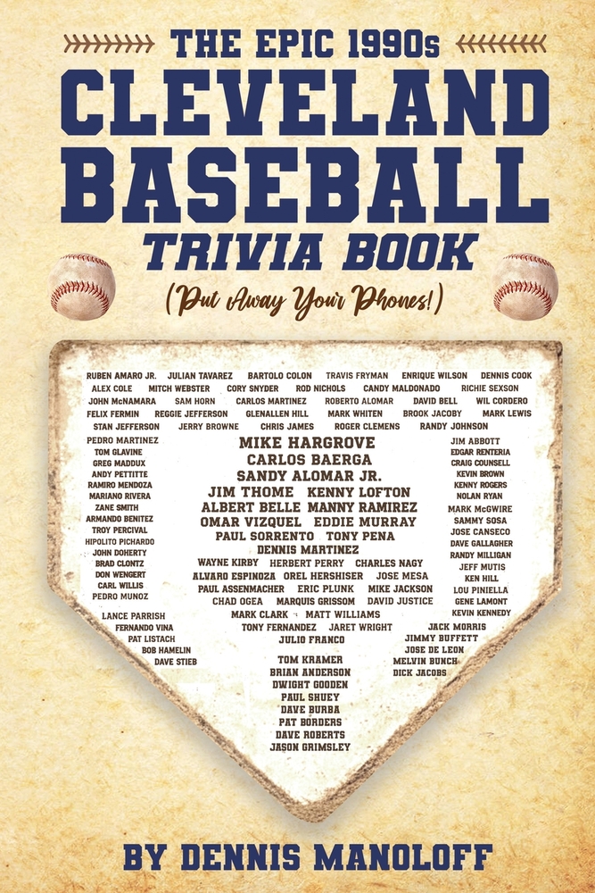 The Epic 1990s Cleveland Baseball Trivia Book cover