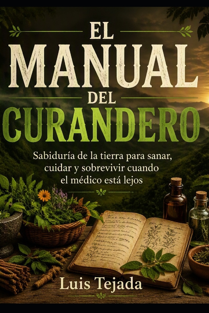 El Manual del Curandero: Sabiduría de la tierra para sanar, cuidar y sobrevivir cuando el médico está lejos cover