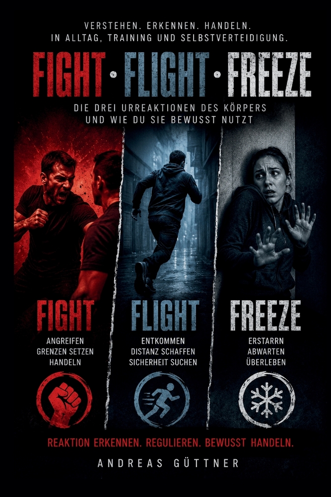 Fight - Flight - Freeze: Handlungsfähigkeit unter Druck entwickeln - Ein Praxisbuch für Kampfkunst, Selbstverteidigung und mentales Training cover