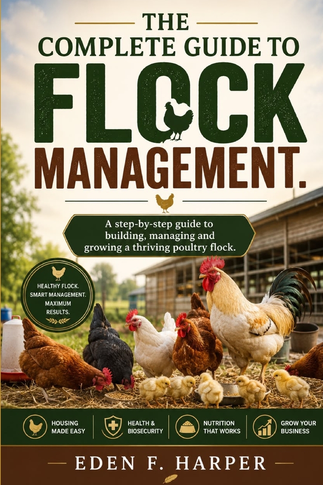 The Complete Guide to Flock Management: A Step-By-Step Guide to Building, Managing and Growing a Thriving Poultry Flock cover