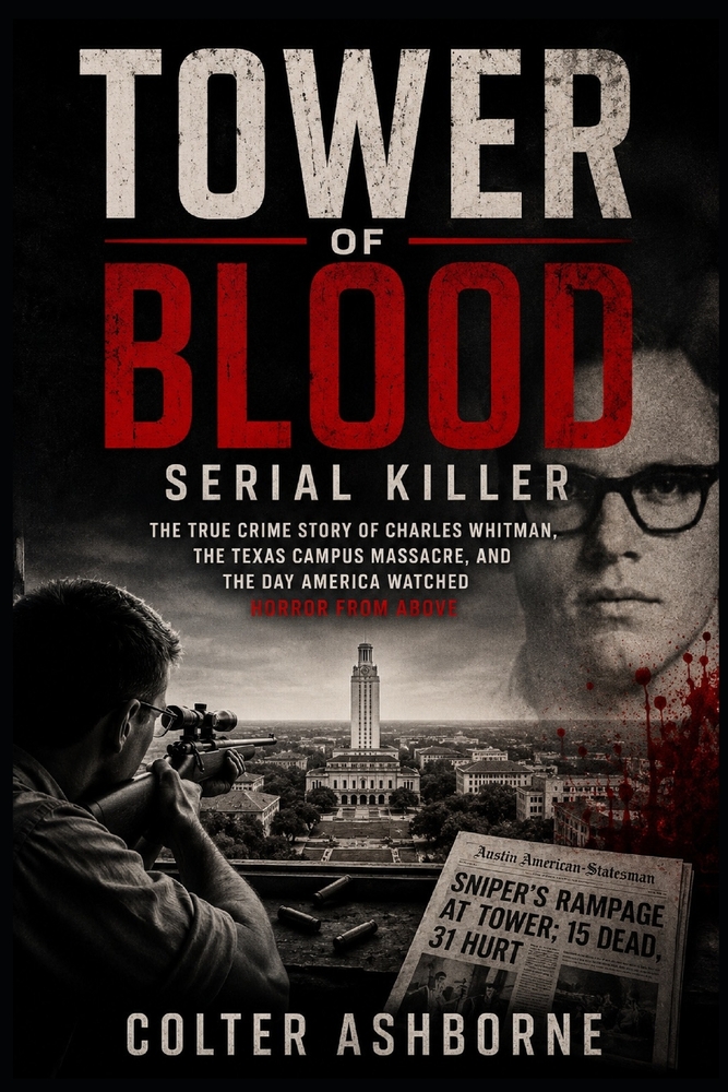 Tower of Blood, Serial Killer: The True Story of Charles Whitman, the Texas Campus Massacre, and the Day America Watched Horror From Above cover