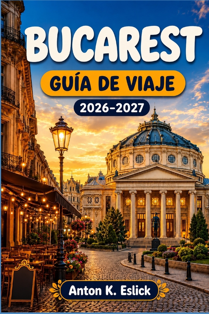 Bucarest Guía de Viaje 2026-2027: Descubre la capital de Rumanía: barrios, gastronomía, historia y excursiones de un día más allá de la ciudad cover