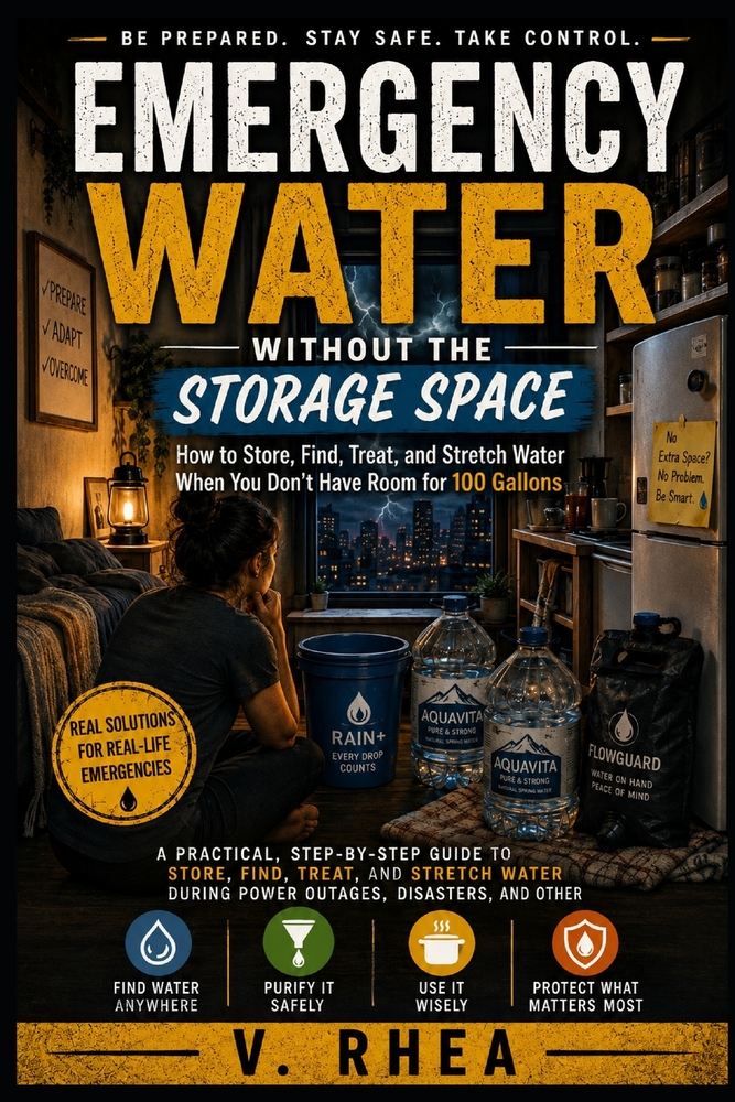 Emergency Water Without the Storage Space: How to Store, Find, Treat, and Stretch Water When You Don't Have Room for 100 Gallons cover