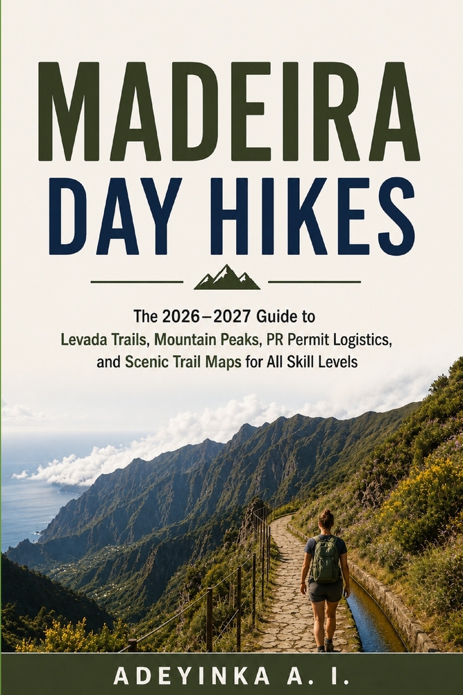 Madeira Day Hikes: The 2026-2027 Guide to Levada Trails, Mountain Peaks, PR Permit Logistics, and Scenic Trail Maps for All Skill Levels cover