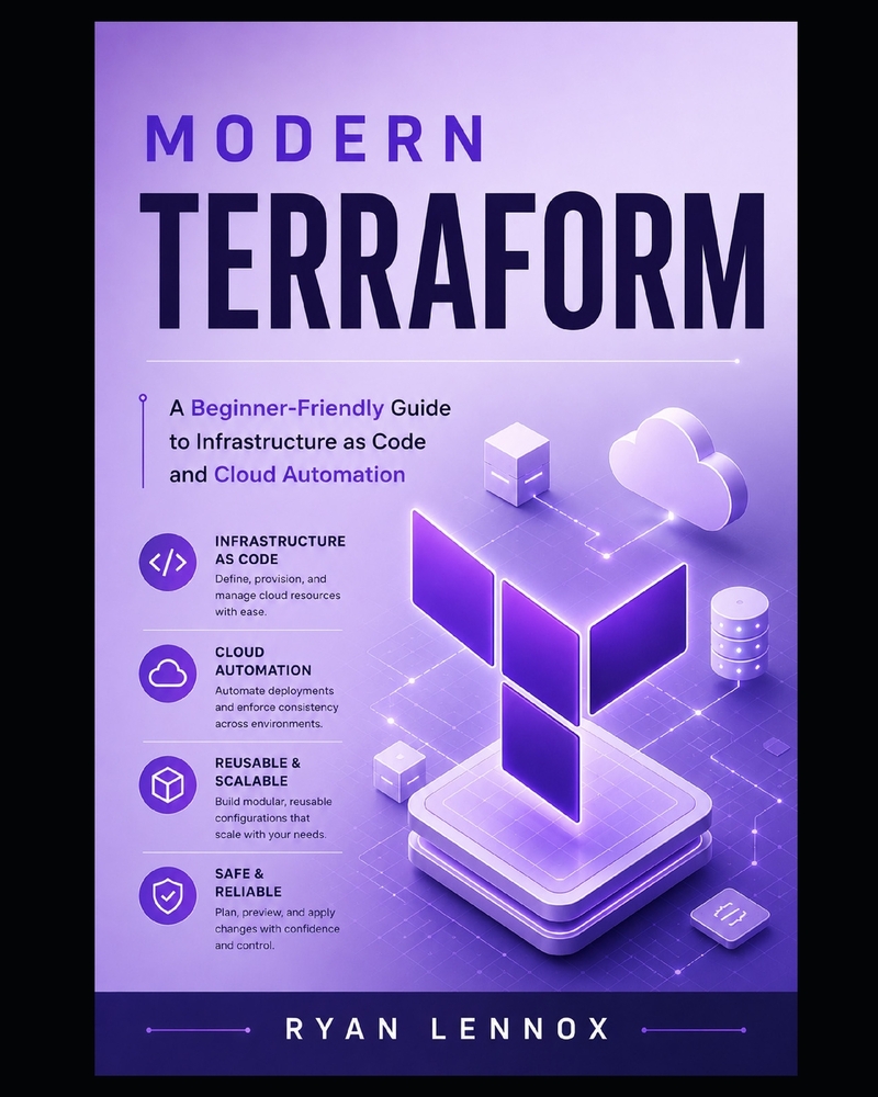 Modern Terraform: A Beginner-Friendly Guide to Infrastructure as Code and Cloud Automation cover